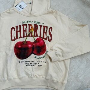 Aelfric Eden Hoodie Cherry Graphic Hooded Sweatshirt